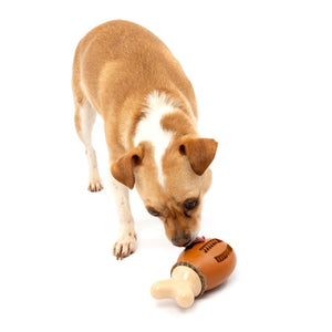 Chompin’ Chicken Treat Ring Dog Toy